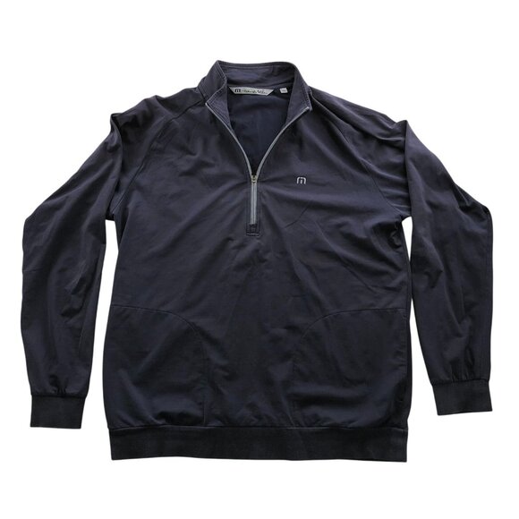 Travis Mathew Other - Travis Mathew Men Activewear Top Large 1/4 Zip Long Sleeve Athletic Stand Collar